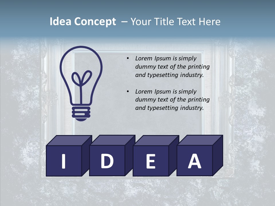 Pattern Scrapbook Illustration PowerPoint Template