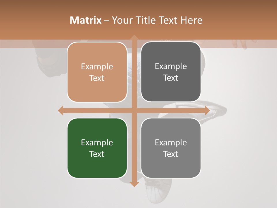 Break Dance Elegance Stunt PowerPoint Template