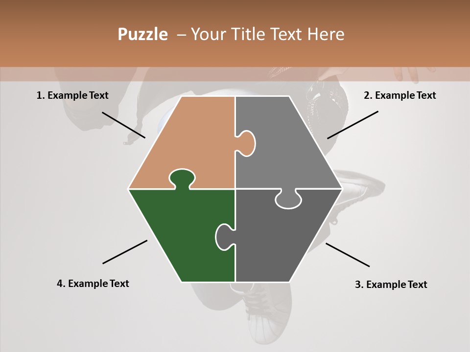 Break Dance Elegance Stunt PowerPoint Template