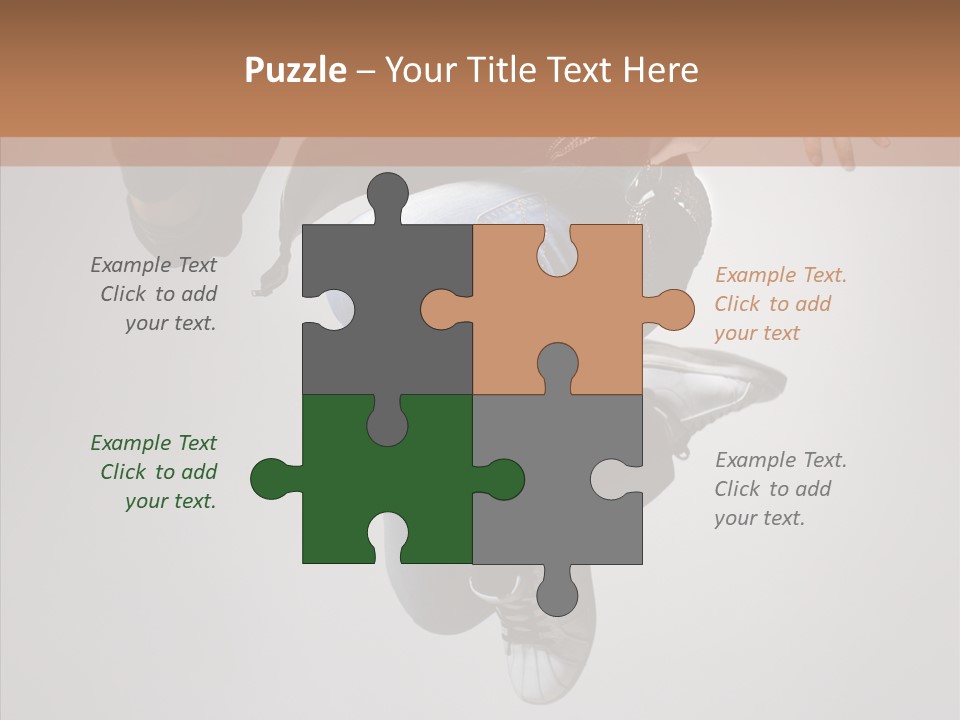 Break Dance Elegance Stunt PowerPoint Template