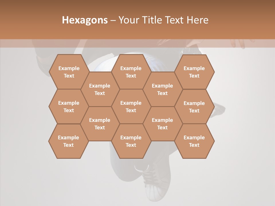 Break Dance Elegance Stunt PowerPoint Template