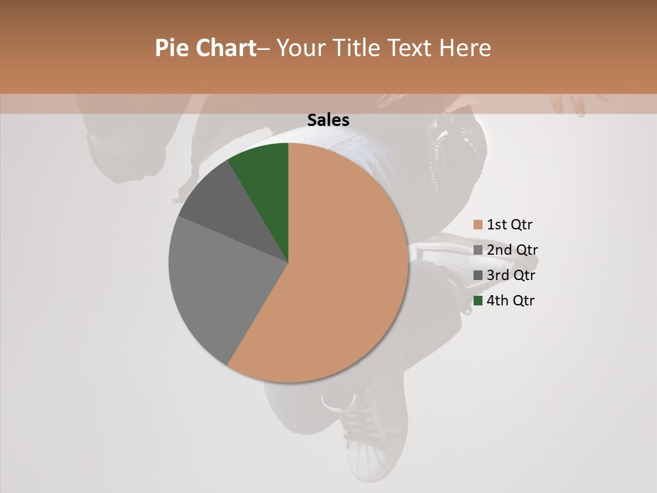 Break Dance Elegance Stunt PowerPoint Template