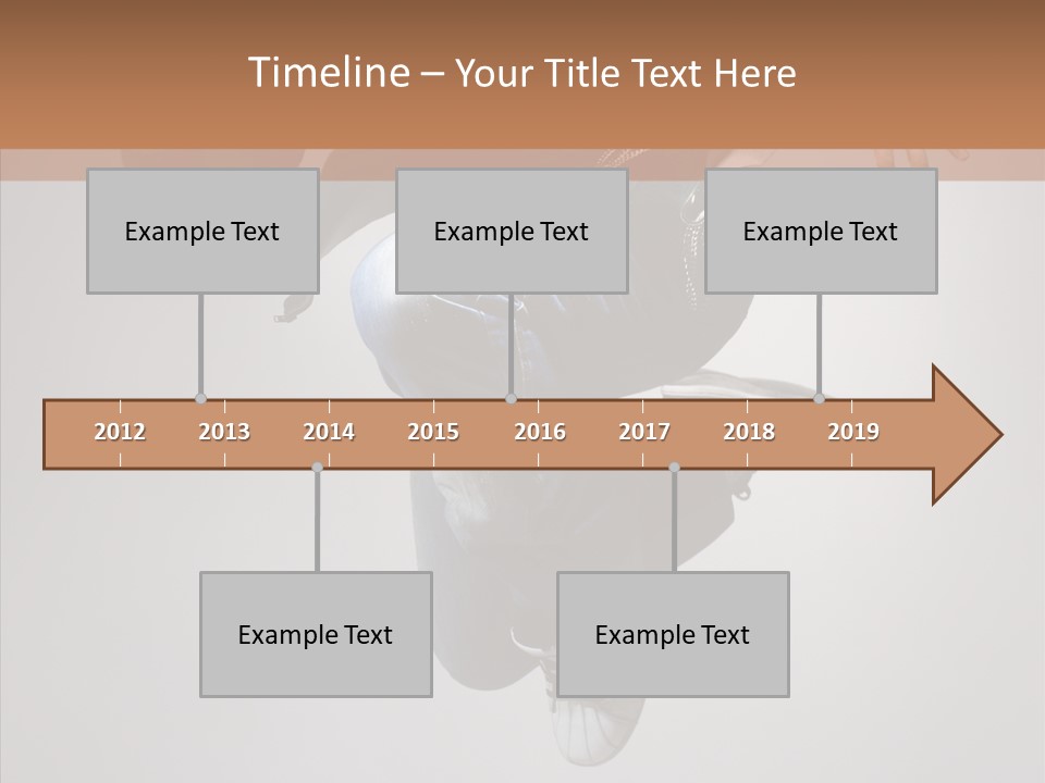 Break Dance Elegance Stunt PowerPoint Template