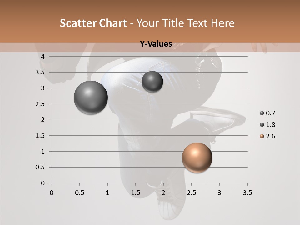 Break Dance Elegance Stunt PowerPoint Template