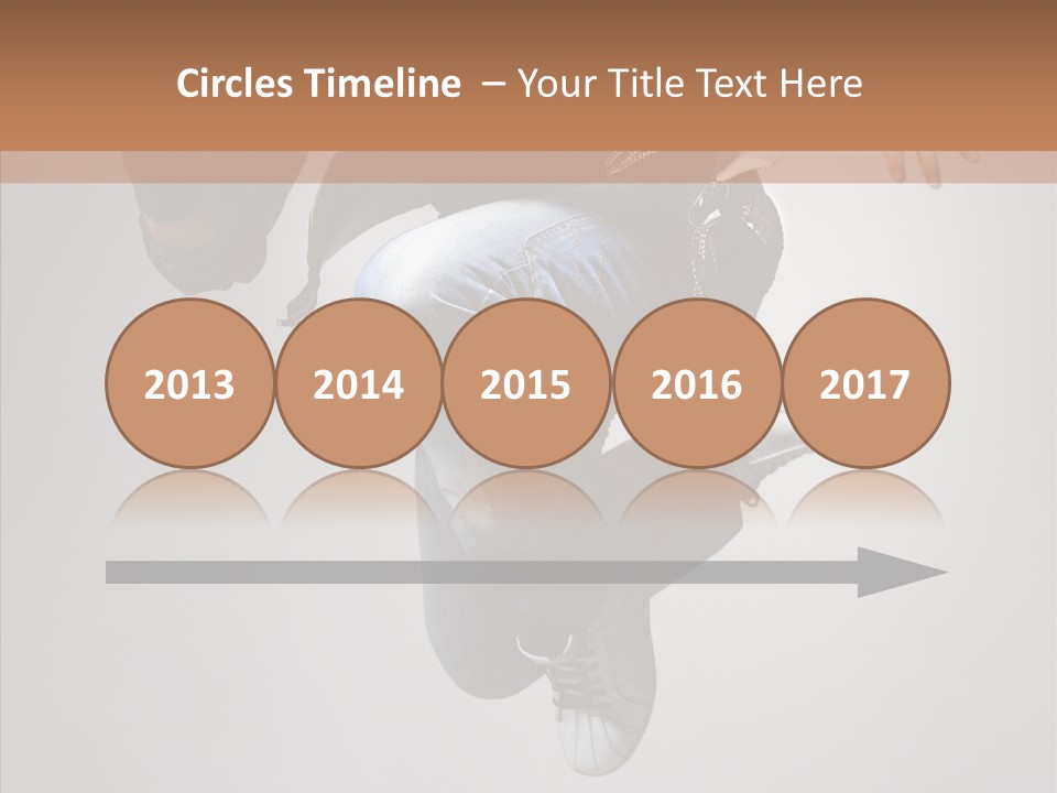 Break Dance Elegance Stunt PowerPoint Template