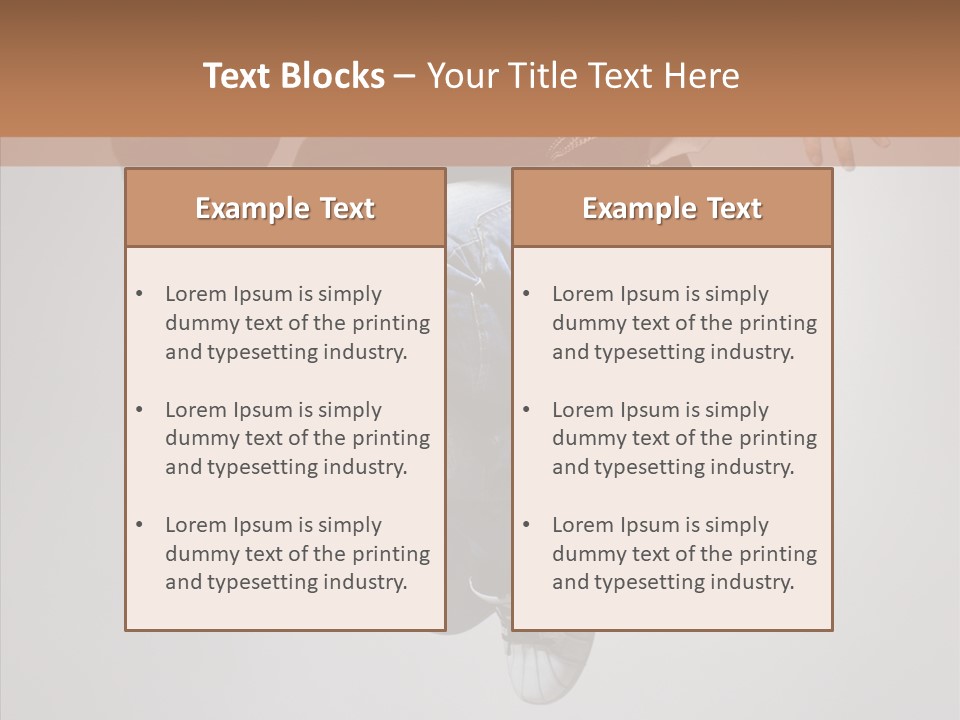 Break Dance Elegance Stunt PowerPoint Template