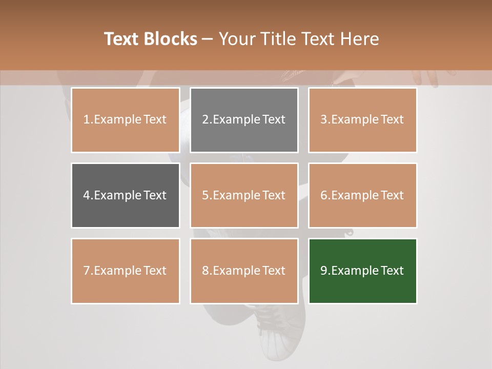 Break Dance Elegance Stunt PowerPoint Template