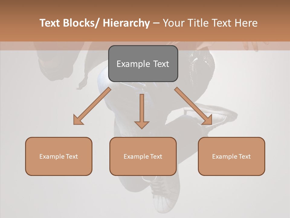 Break Dance Elegance Stunt PowerPoint Template