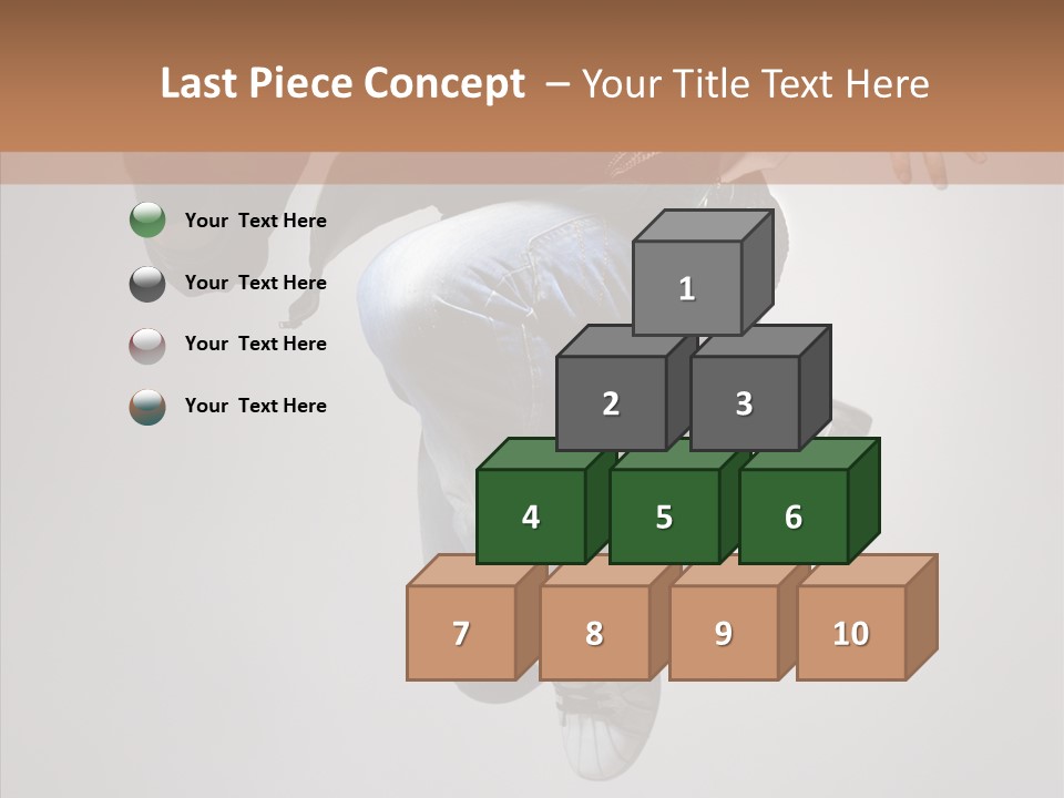 Break Dance Elegance Stunt PowerPoint Template