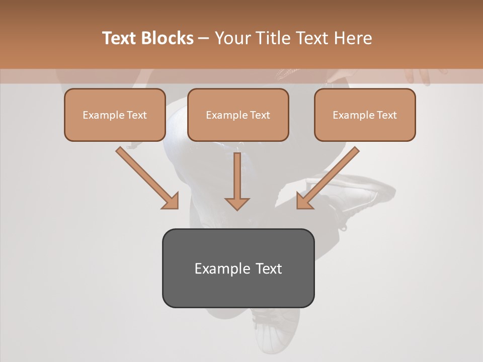 Break Dance Elegance Stunt PowerPoint Template