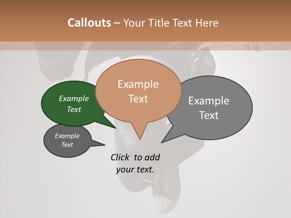 Break Dance Elegance Stunt PowerPoint Template