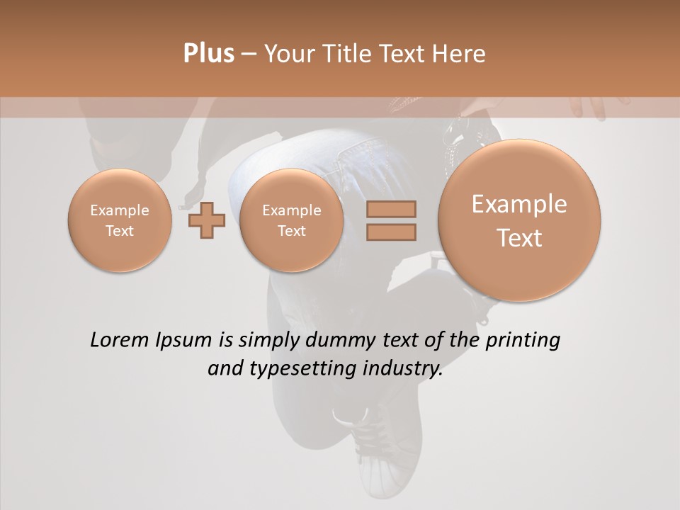 Break Dance Elegance Stunt PowerPoint Template