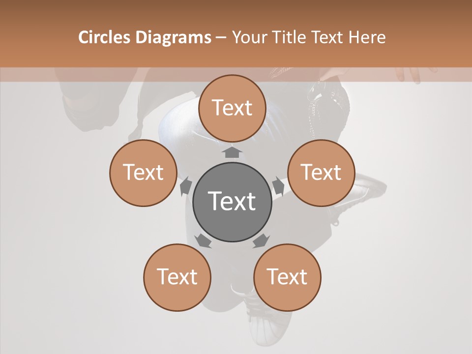 Break Dance Elegance Stunt PowerPoint Template