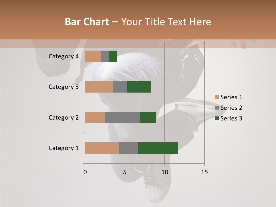 Break Dance Elegance Stunt PowerPoint Template