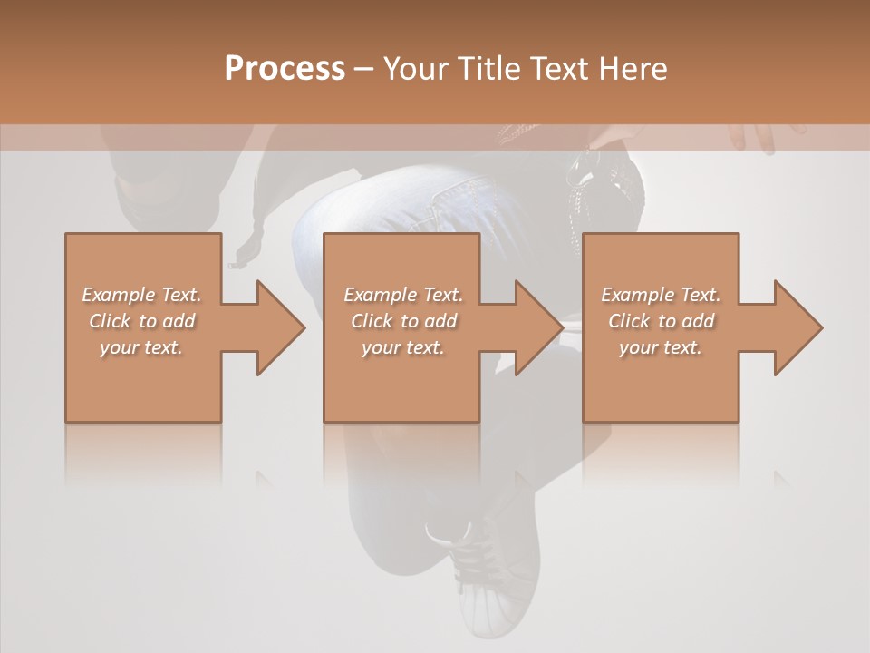Break Dance Elegance Stunt PowerPoint Template