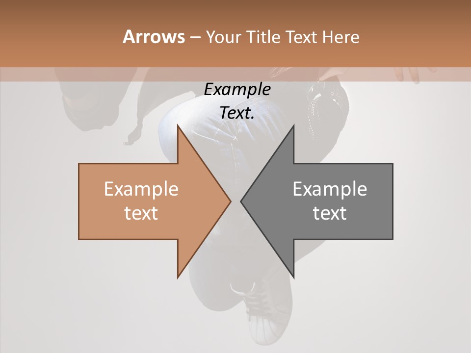 Break Dance Elegance Stunt PowerPoint Template