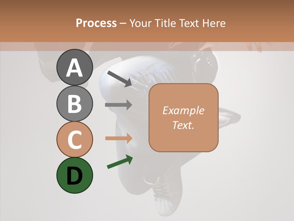 Break Dance Elegance Stunt PowerPoint Template