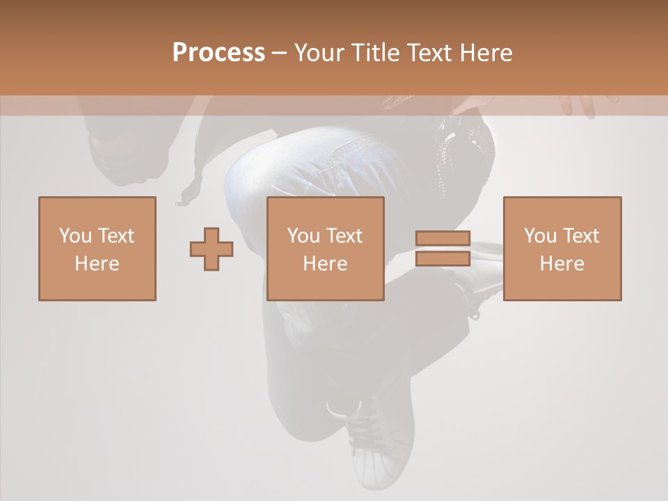 Break Dance Elegance Stunt PowerPoint Template