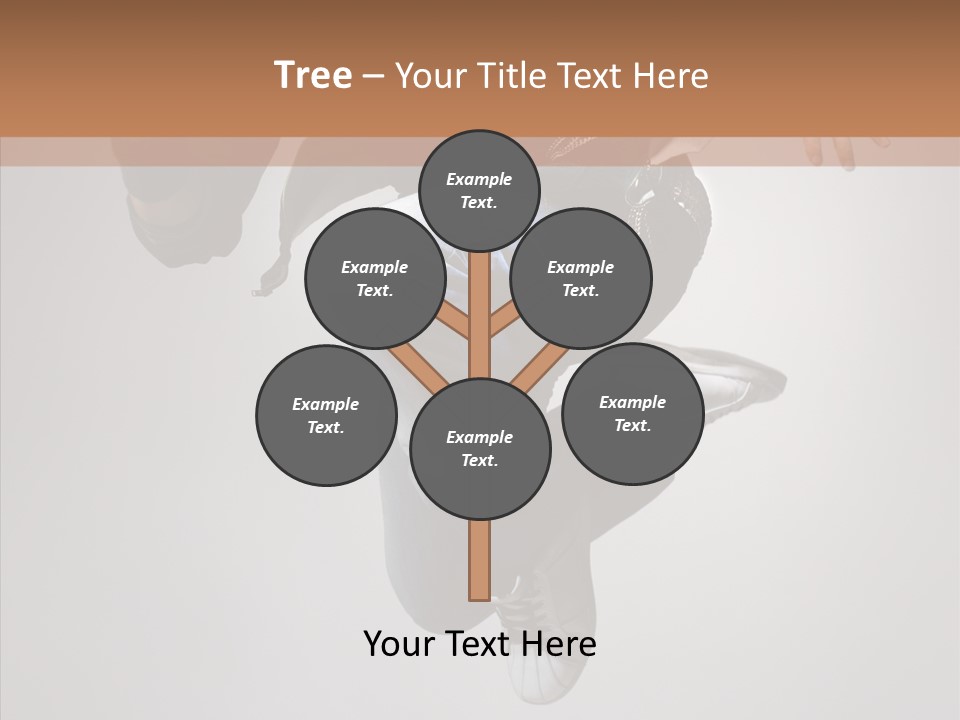 Break Dance Elegance Stunt PowerPoint Template