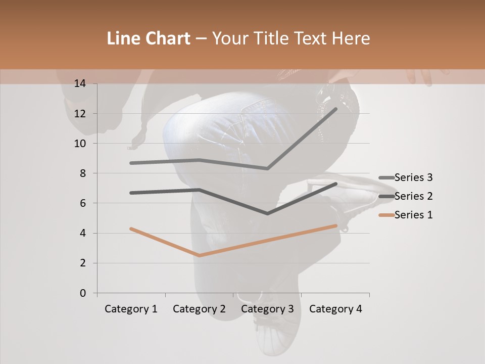 Break Dance Elegance Stunt PowerPoint Template