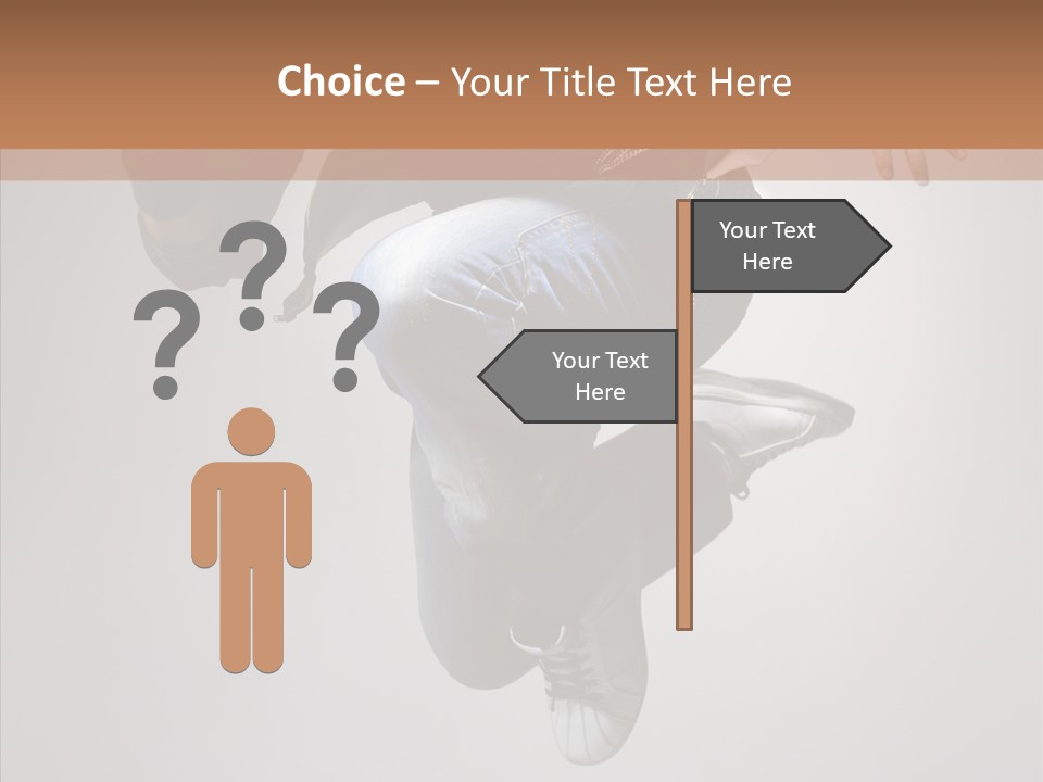 Break Dance Elegance Stunt PowerPoint Template