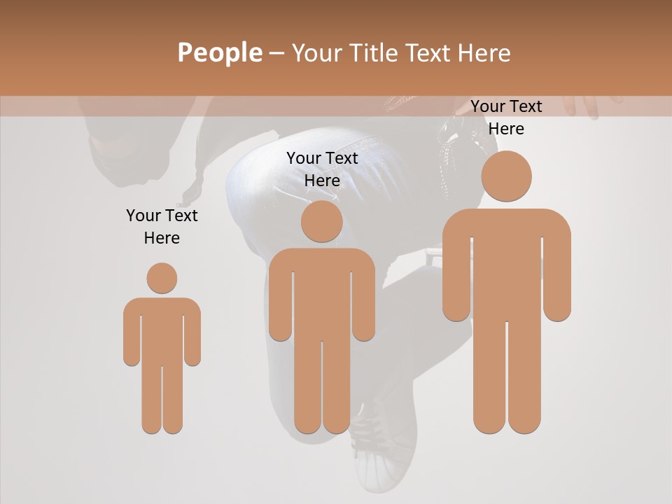 Break Dance Elegance Stunt PowerPoint Template