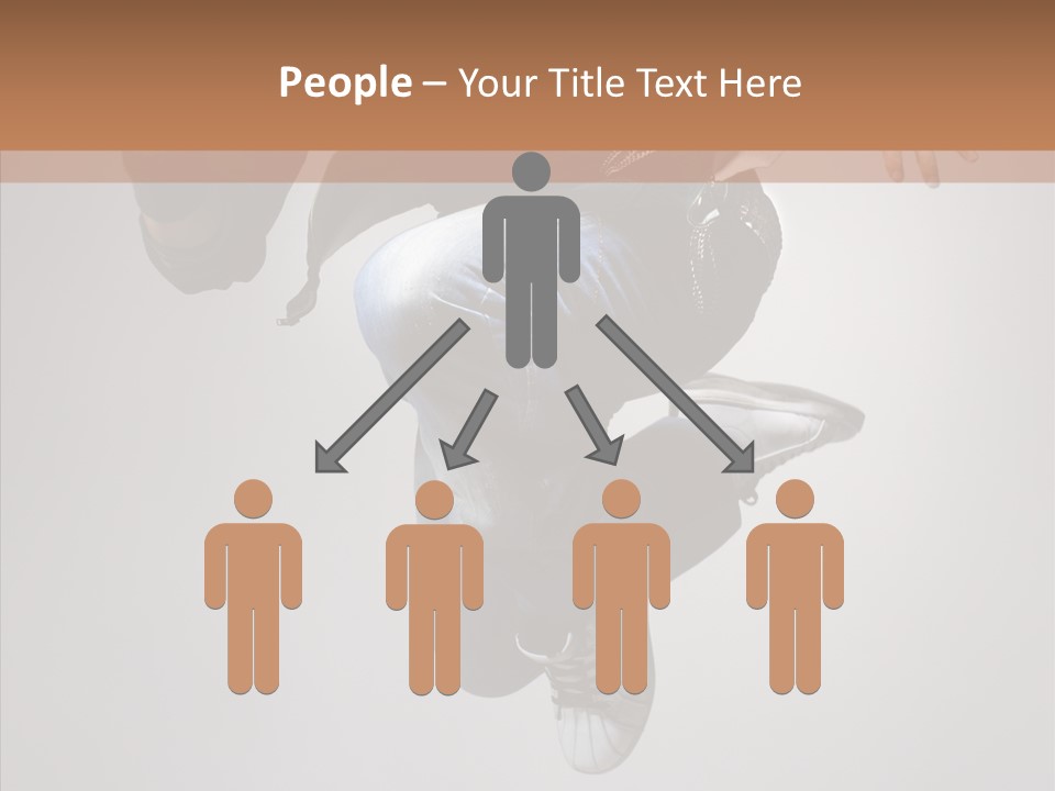 Break Dance Elegance Stunt PowerPoint Template