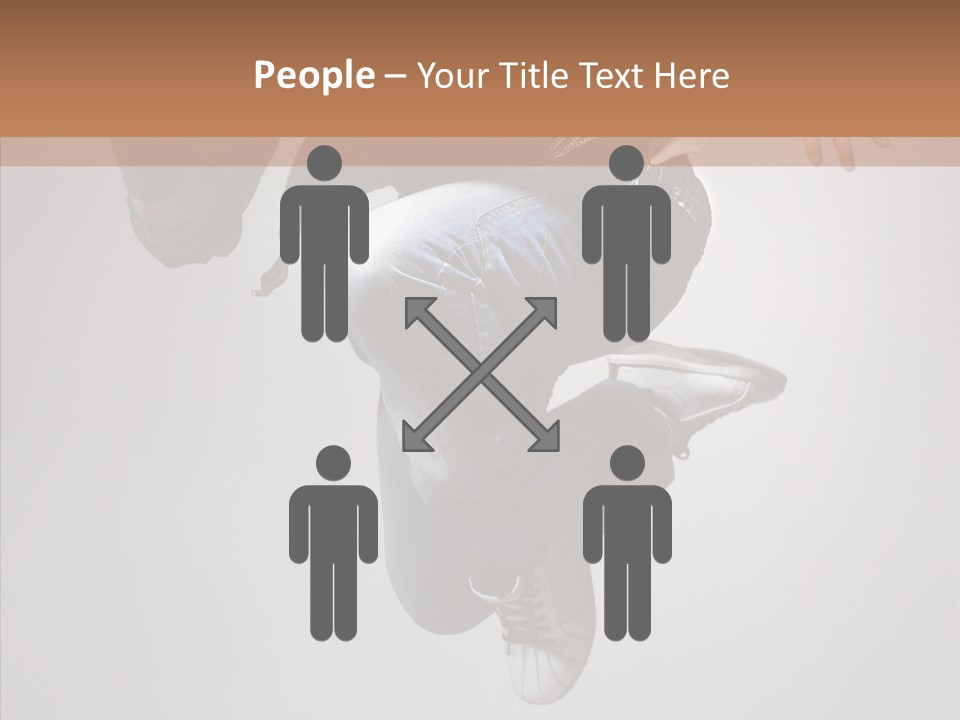 Break Dance Elegance Stunt PowerPoint Template