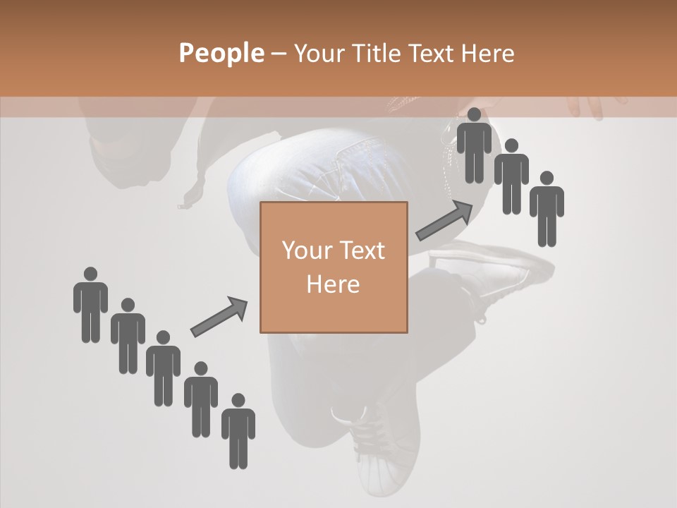 Break Dance Elegance Stunt PowerPoint Template