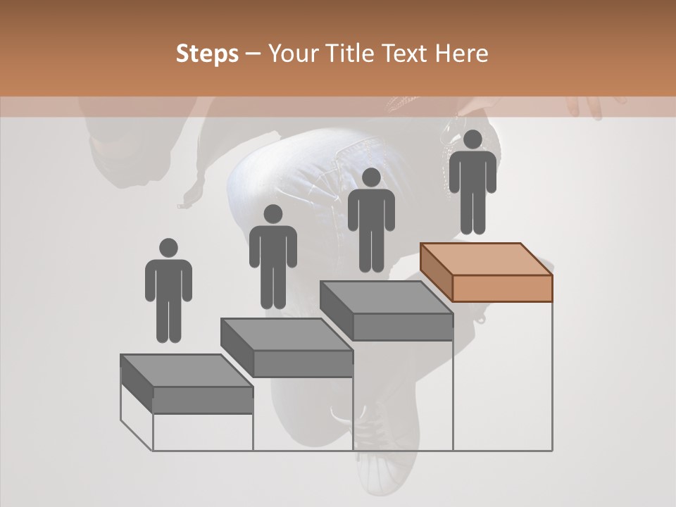 Break Dance Elegance Stunt PowerPoint Template