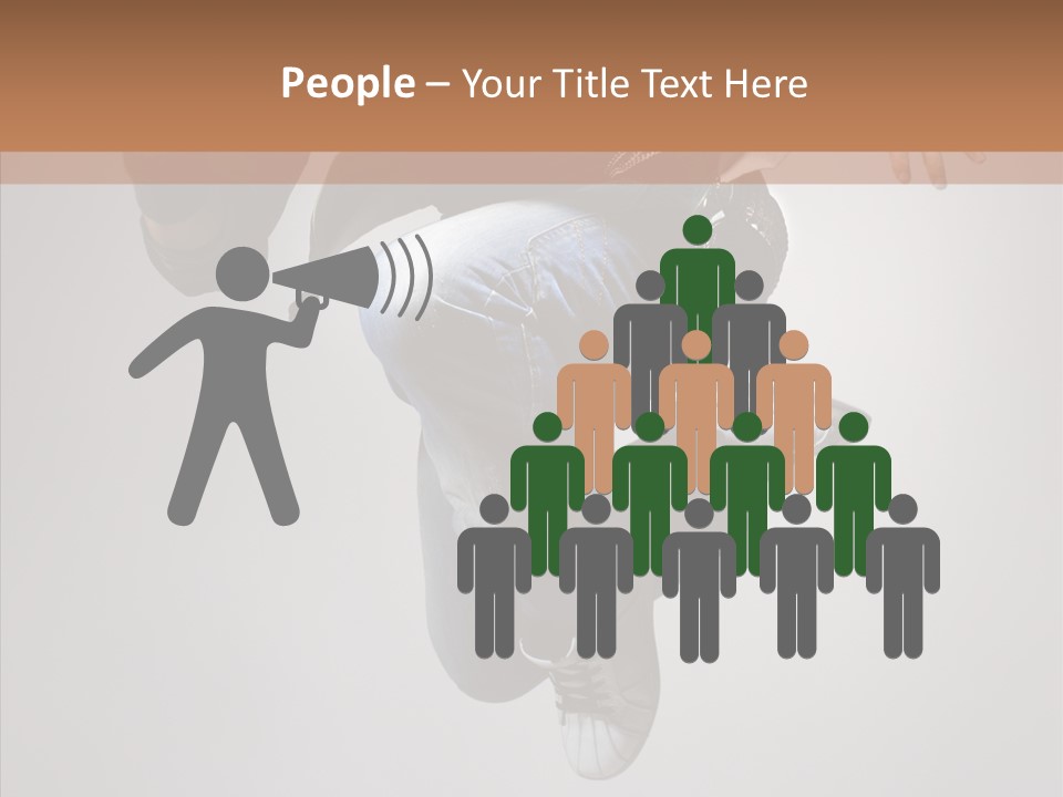 Break Dance Elegance Stunt PowerPoint Template