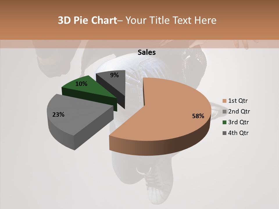 Break Dance Elegance Stunt PowerPoint Template