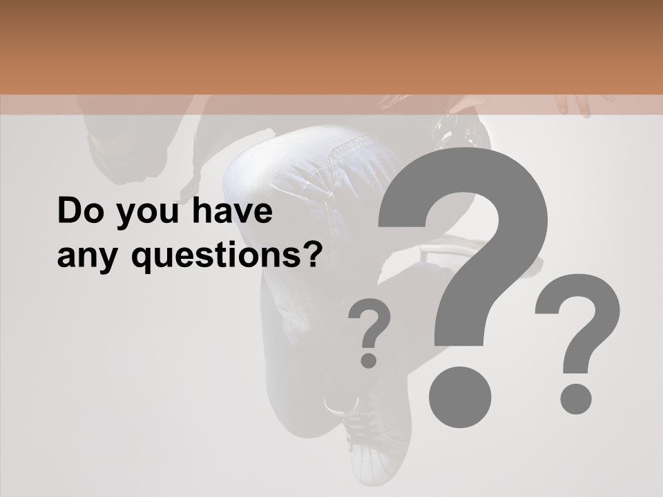 Break Dance Elegance Stunt PowerPoint Template