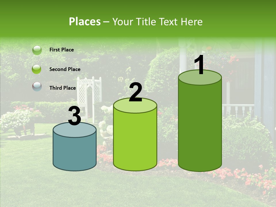 Garden Outside Planter PowerPoint Template