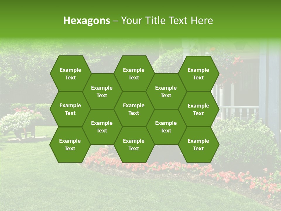 Garden Outside Planter PowerPoint Template