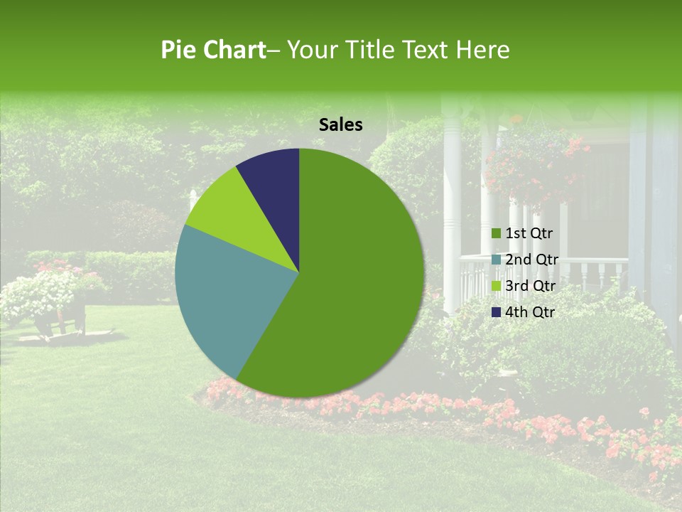 Garden Outside Planter PowerPoint Template