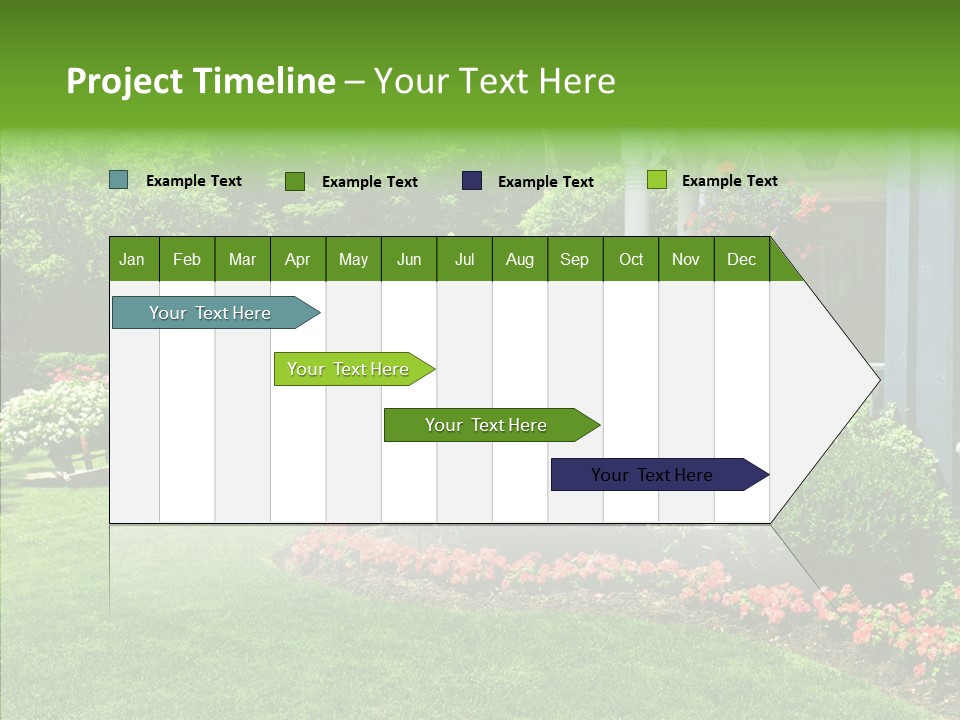 Garden Outside Planter PowerPoint Template
