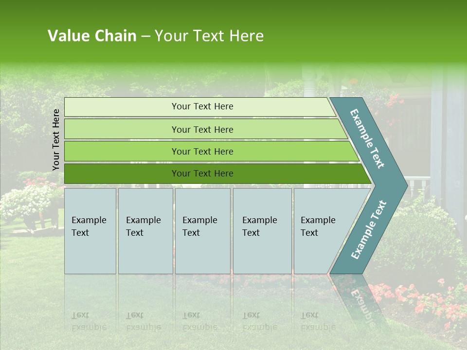 Garden Outside Planter PowerPoint Template