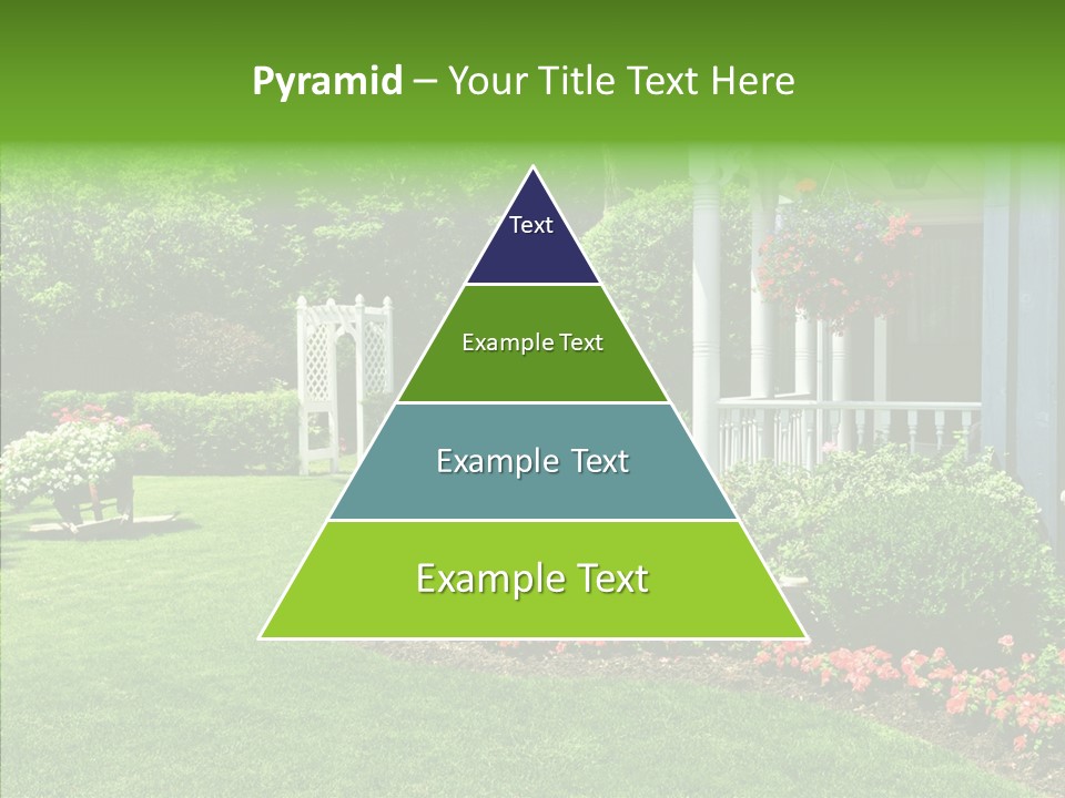Garden Outside Planter PowerPoint Template