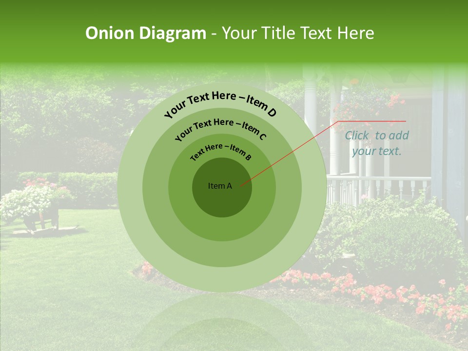Garden Outside Planter PowerPoint Template