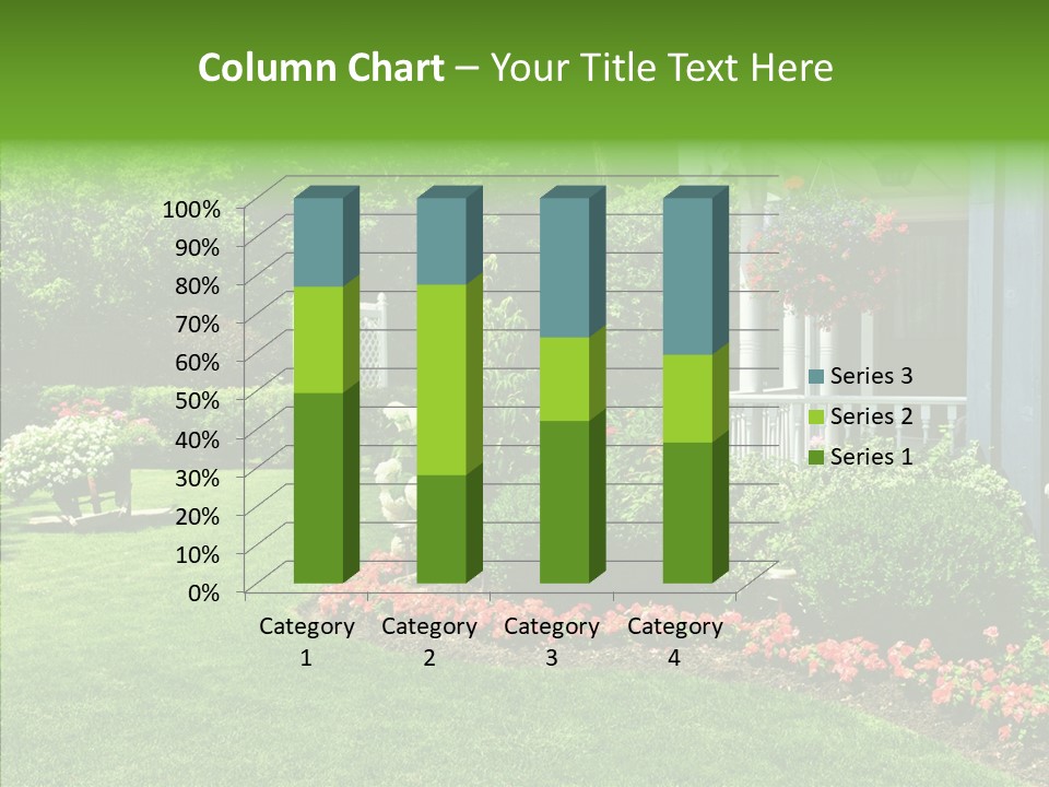 Garden Outside Planter PowerPoint Template