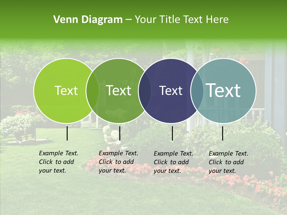 Garden Outside Planter PowerPoint Template
