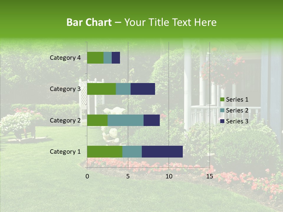 Garden Outside Planter PowerPoint Template