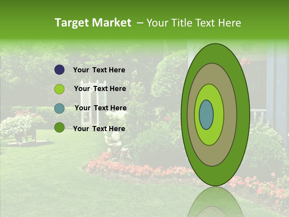 Garden Outside Planter PowerPoint Template
