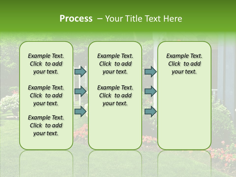 Garden Outside Planter PowerPoint Template
