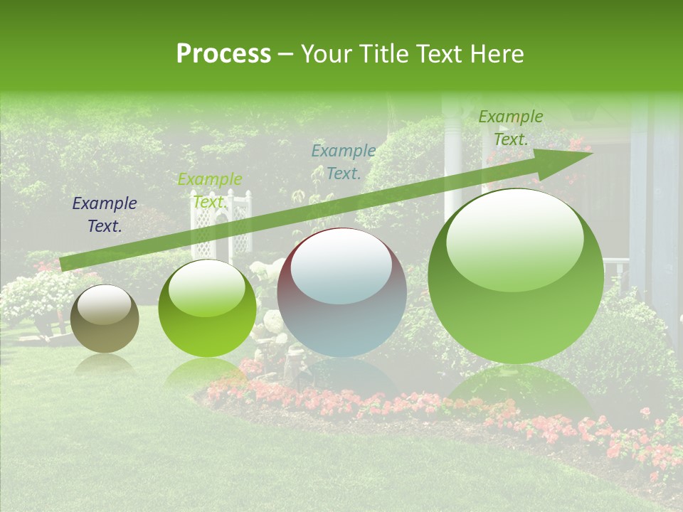 Garden Outside Planter PowerPoint Template