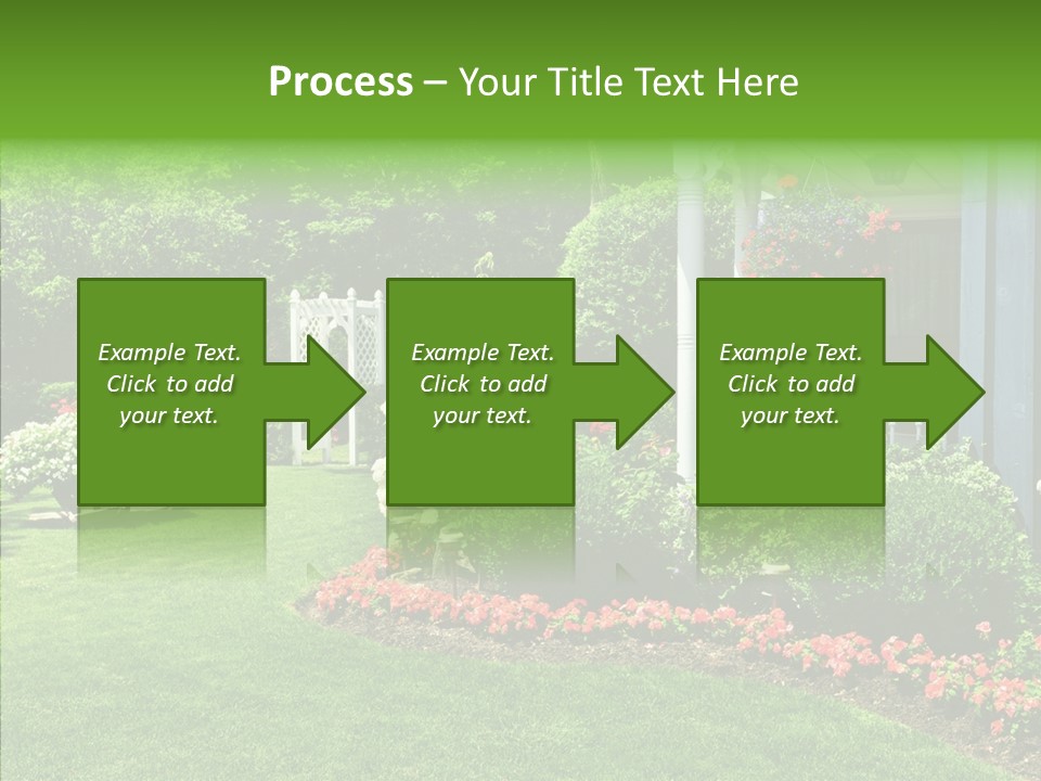 Garden Outside Planter PowerPoint Template