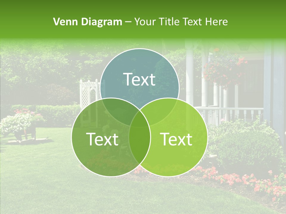 Garden Outside Planter PowerPoint Template