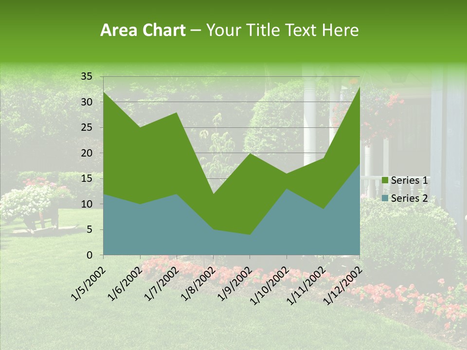 Garden Outside Planter PowerPoint Template