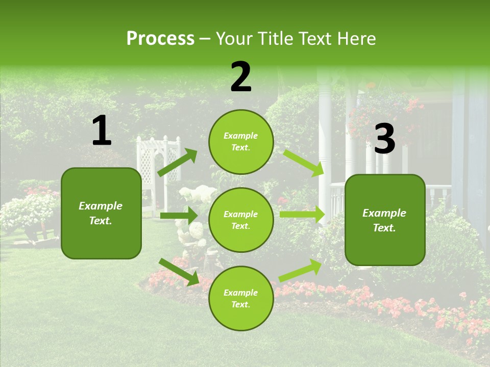Garden Outside Planter PowerPoint Template